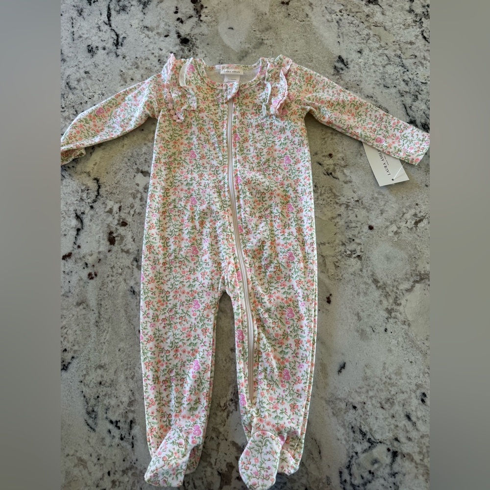 Baby girls footie
